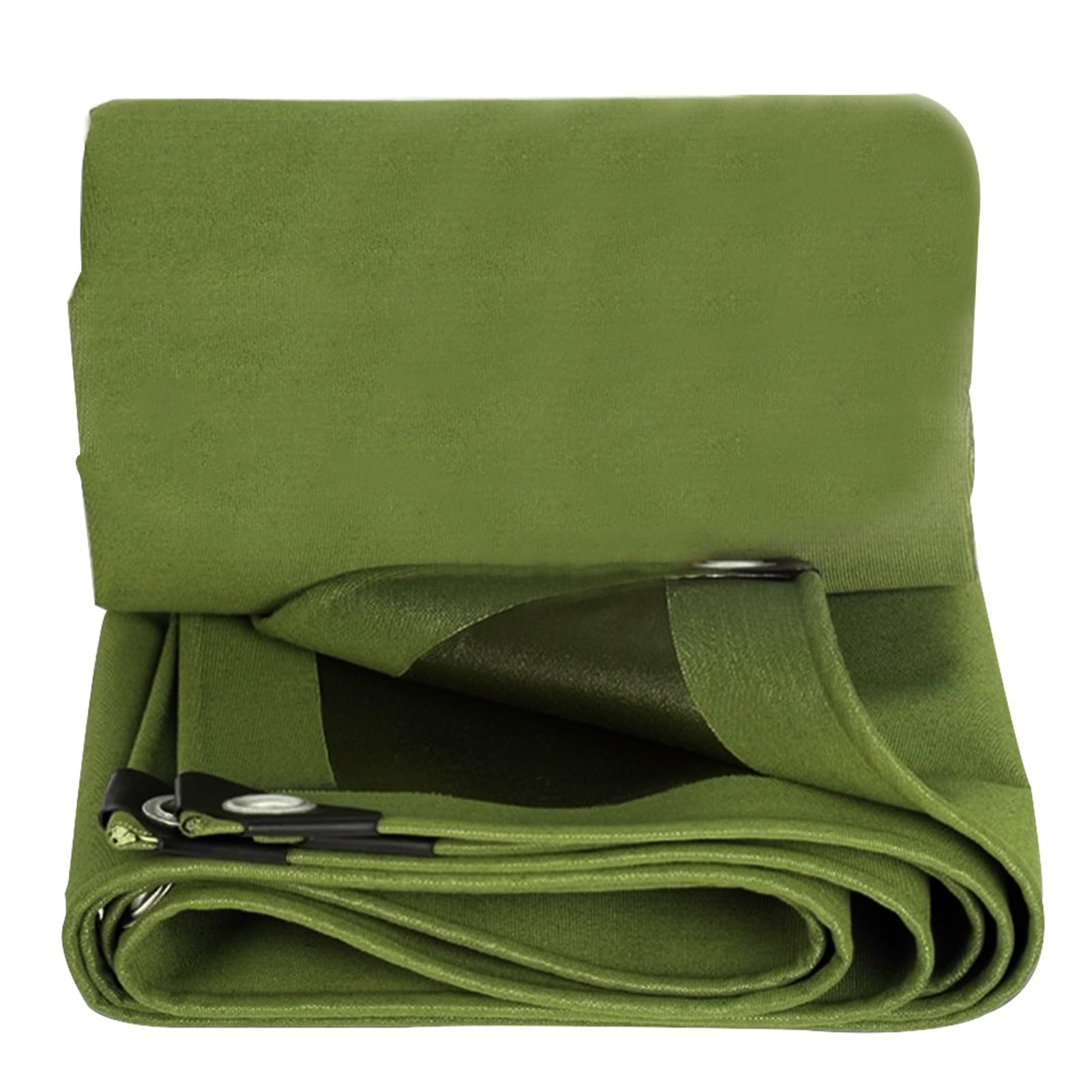 Telone impermeabile in tela verde resistente, copertura per tenda a baldacchino per giardino, roulotte, protezione antipioggia, diverse dimensioni (da 1 x 1,5 m a 2 x 5 m)