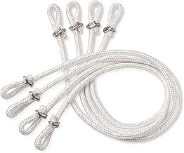 PHENO Flags Premium Boucles pour Drapeaux, Lot de 4, 41 cm - Accessoires de Drapeau Stables et durables, Le Dispositif de Levage Parfait pour Vos Drapeaux