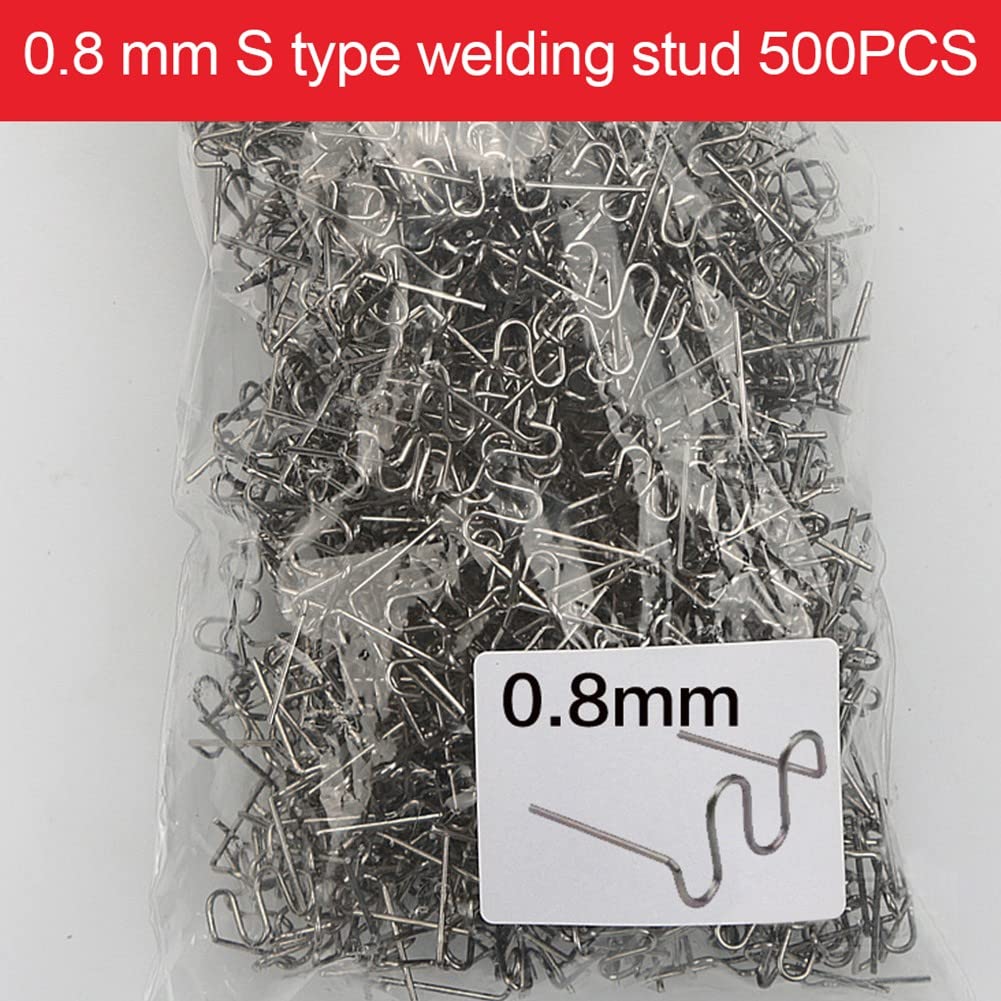 SPORTARC 500 PZ 0.8 mm Onda graffette Calde Cucitrice Staples Per Auto Paraurti Saldatore Plastica Kit Riparazione