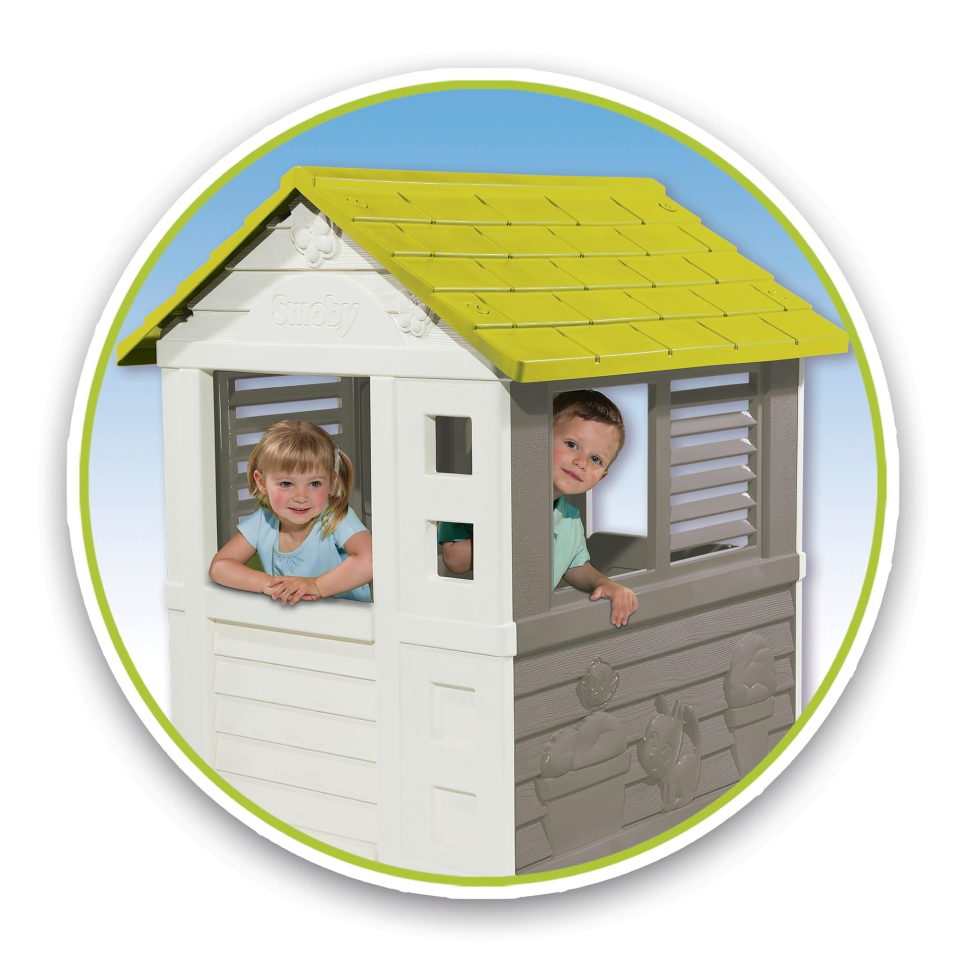 Amazon.com: Smoby Toys - Children's House Jolie, Step Door and Two