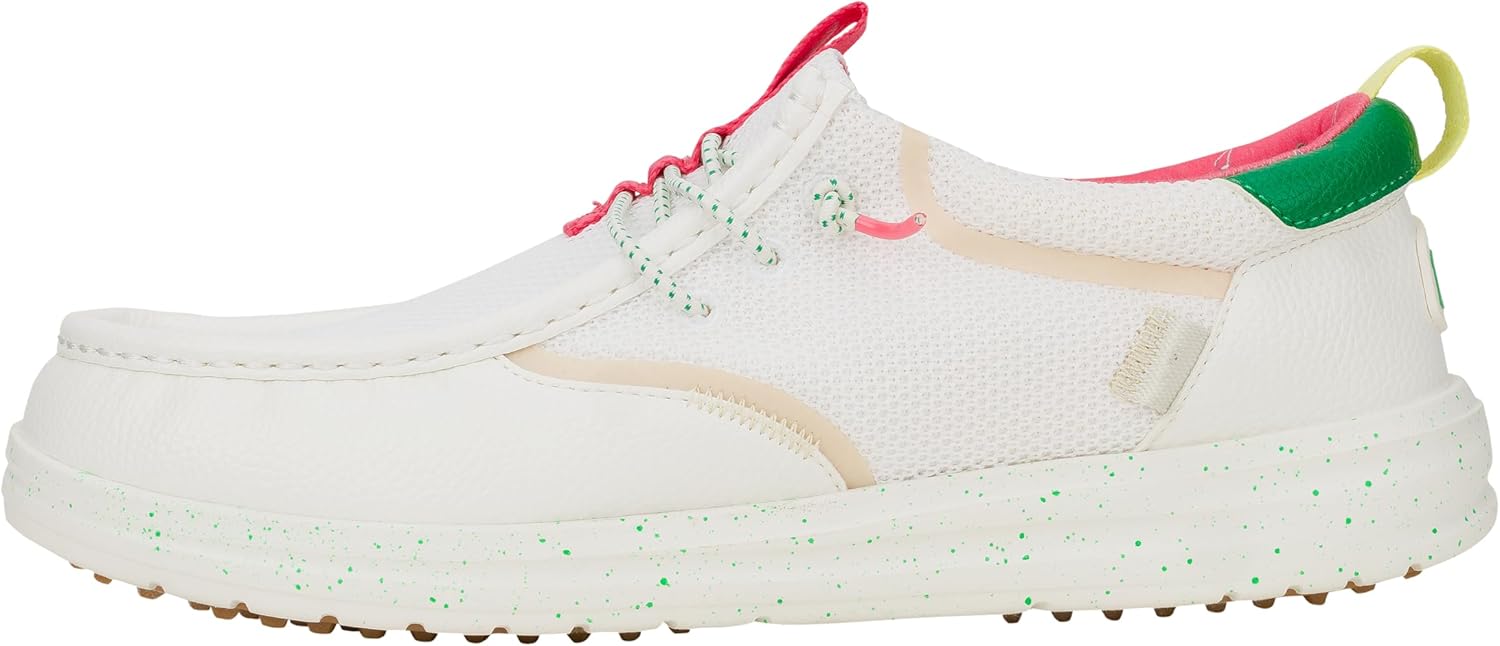 HEYDUDE Wally Golf Essentials Slip On Shoe | Lightweight Mesh Golf Shoes | Breathable Spikeless Traction | Easy On Comfort Fit