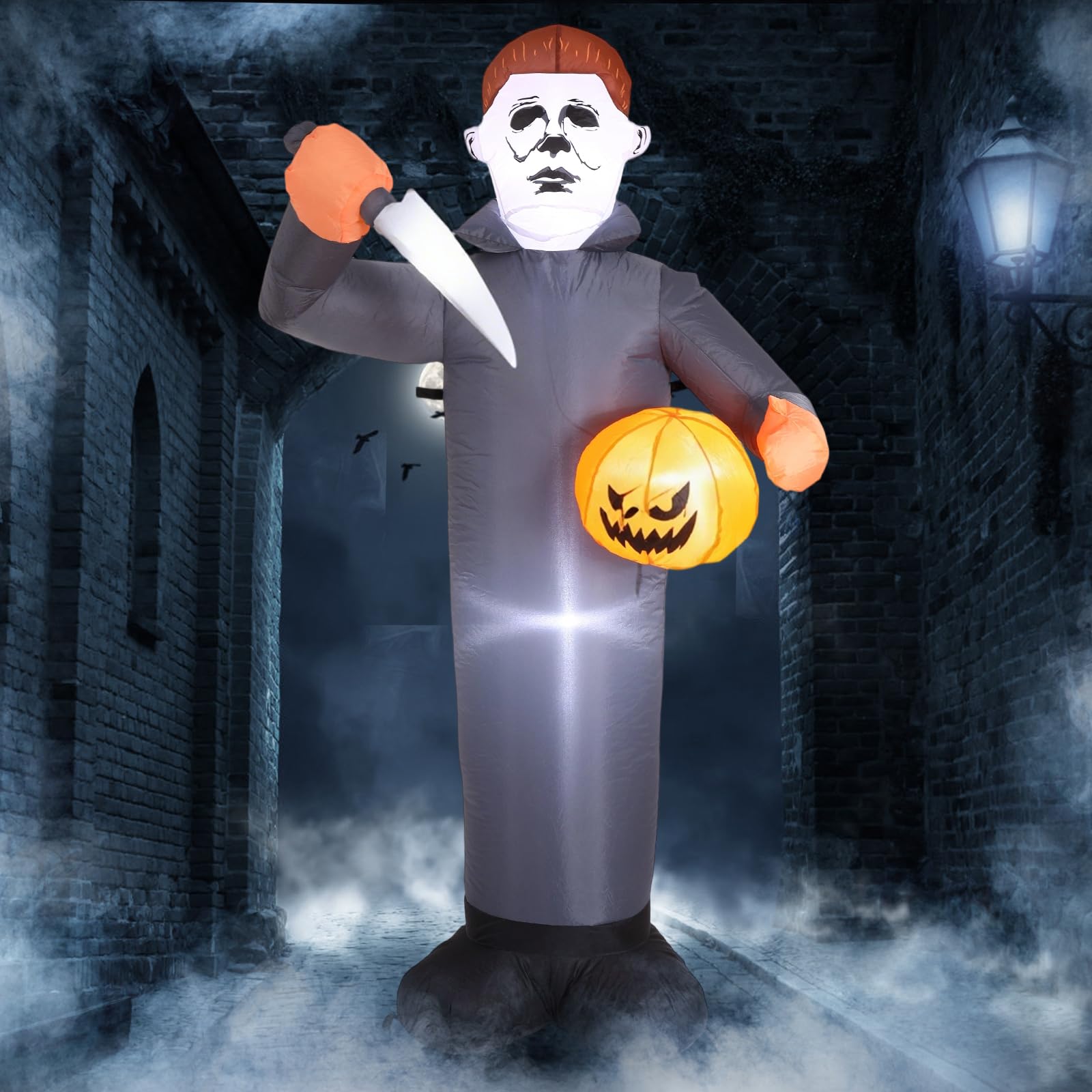 Photo 1 of ****DIFFERENT CHARACTER******Elegear 10FT Halloween Inflatable Blow Up with Motion-Activated Screaming, 8-Mode Color Changing Light, Giant Grim Reaper Ghost Inflatables Outdoor Decorations for Yard Lawn Garden Porch Party
