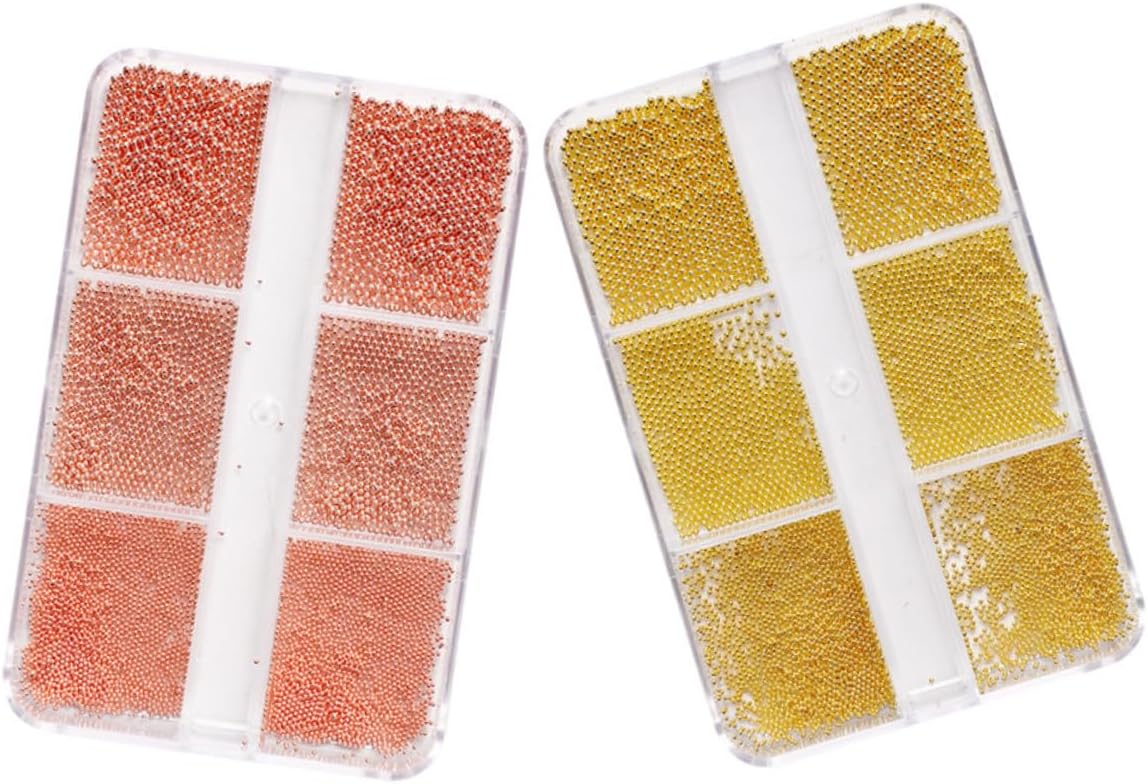 Mipcase Nail Art Beads Mixed Beads for Crafts Women for Decorative Nail Unique Art Accessories