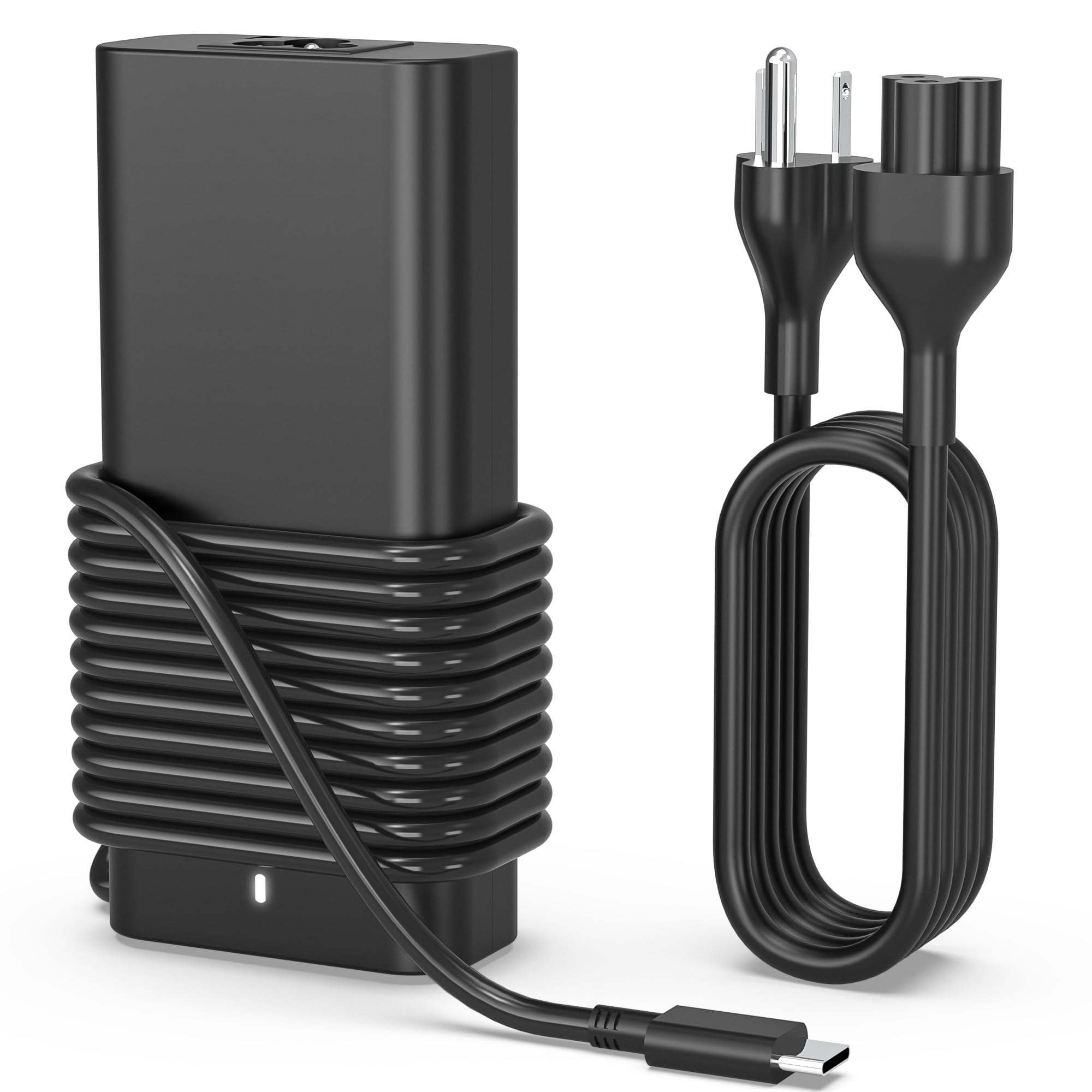 65W USB C Laptop Charger for Dell Latitude 5420 5520 5540 7420 7490 5550 7450 XPS 15 13 12 9250 9360 in spiron 16 14 13 7620 2 in 1 7425 Chromebook 3100 3110 3400 5190 Computer Power Cord AC Adapter