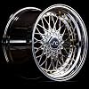 JNC Wheels - 17 JNC004 Platinum Gold Rivet Rim - 4x1004x114.3-17x10 inch 1 Single Wheel Only