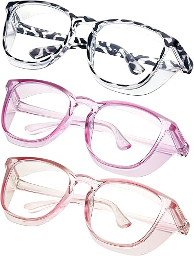 Miniatura 19 de Safety glasses Goggles Nurses Protective Eyewear - Anti Fog Square Frame Stylish Clear Glasses for Women Men