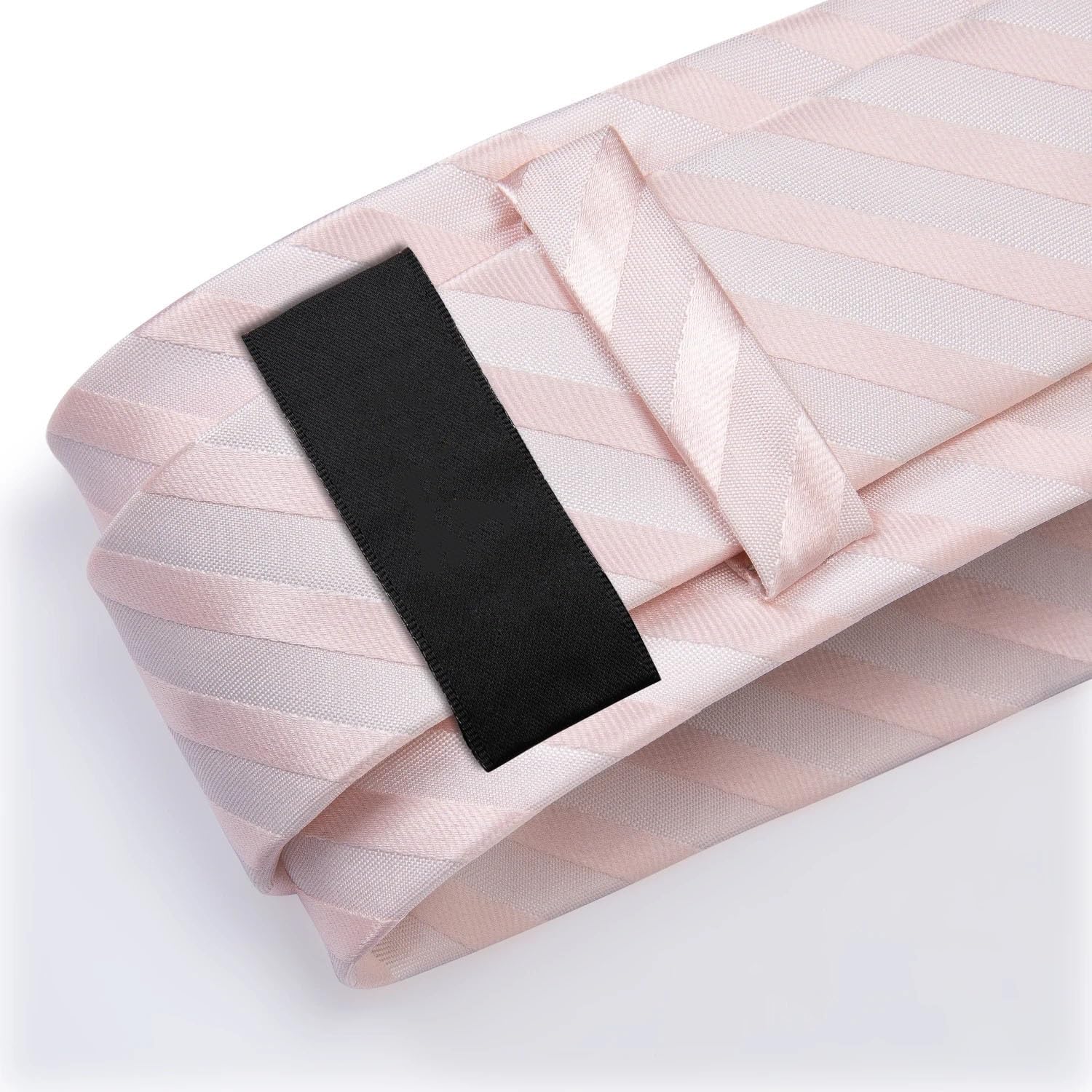 Men's Business Tie Sets Neckties Striped Silk Ties Formal Wedding Party Accessory Handkerchief Cufflinks