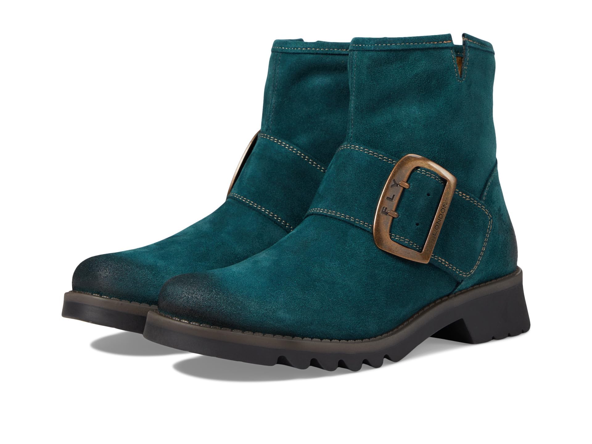 Fly London Women's RILY991FLY Ankle Boot, Petrol, 4 UK