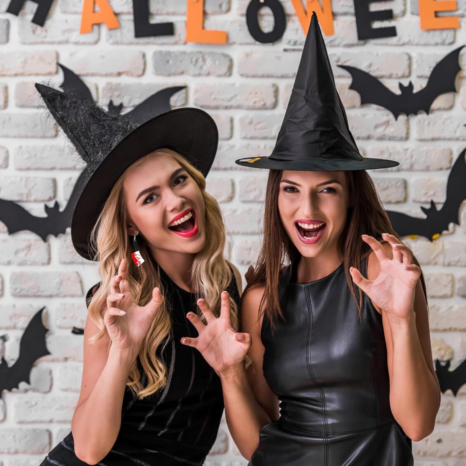 Acrylic Knife Dangle Earrings for Women Goth Dagger Earrings Punk Knife Dagger Drop Dangle Earring Set Halloween Party Jewelry - Image 4