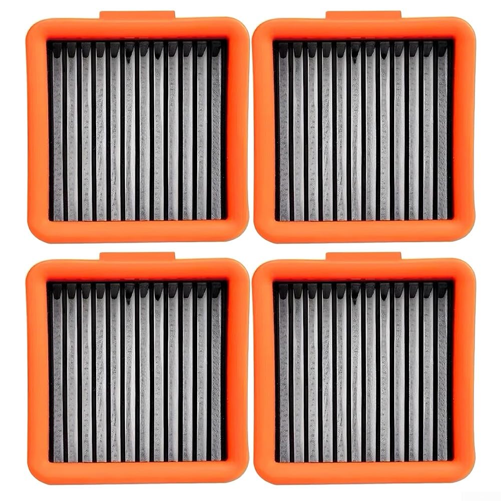 Hepa Filter Replacement for Uwant D100 D5 D5 Pro D100 Pro D100 Plus A60 V8 Wet Dry Vacuum Cleaner Accessories Washable Air Cleaner Captures Fine Dust Maintains Clean Hygienic(4 PACK)