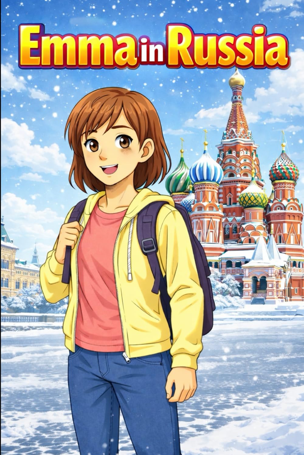 Emma in Russia: A Simple Story in Easy English for Kids and Early Learners, with Short Sentences, Visual Storytelling, Supporting Reading Skills, ... Development (Easy English Travel Stories)