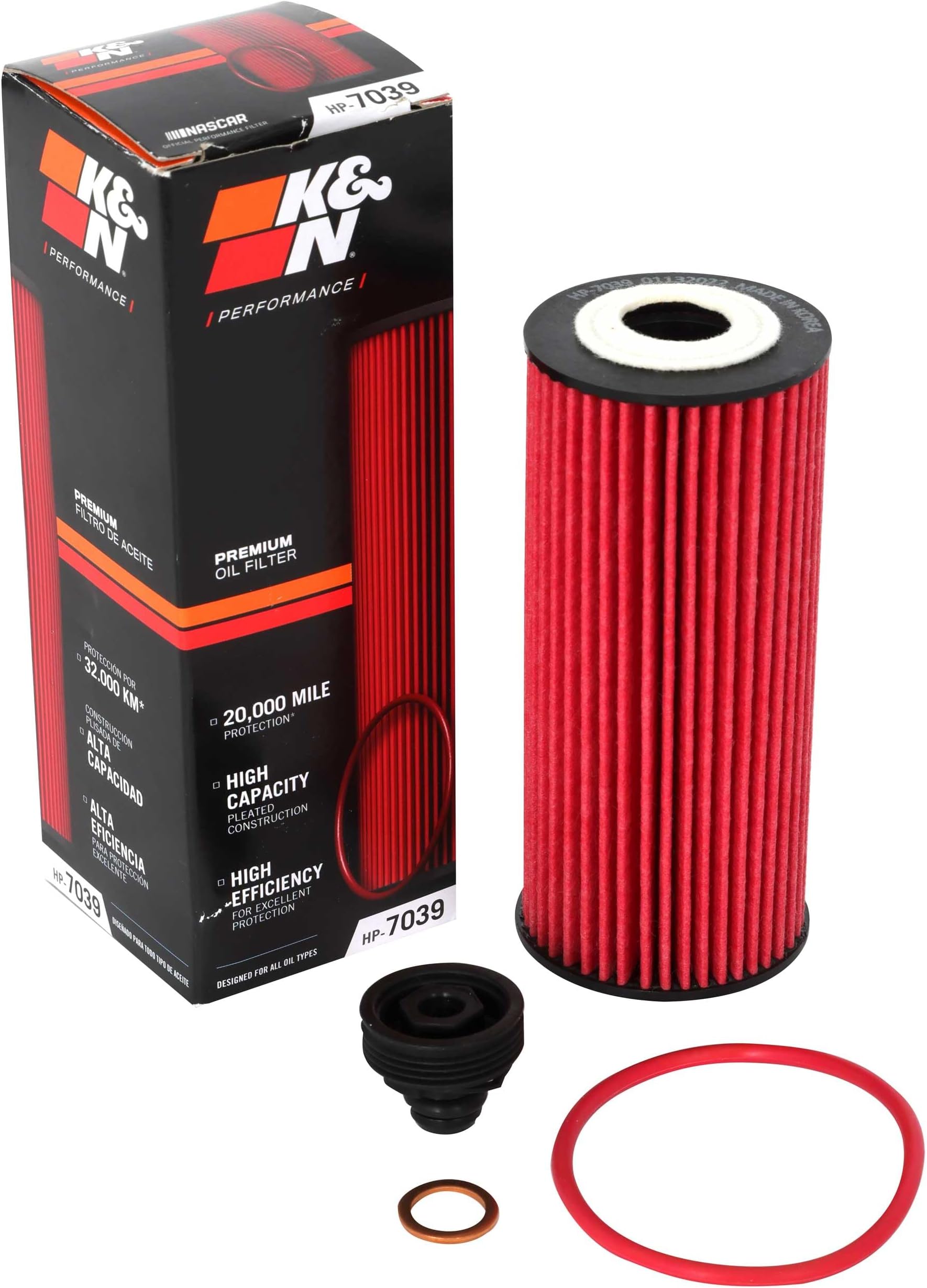Premium Oil Filter: 20,000 Mile Engine Protection, High Capacity/High Efficiency: Compatible with 2014-2025 BMW/MINI: (See Product Description for Select Models) HP-7039