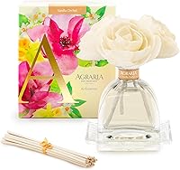 Vista 37 de AGRARIA PetiteEssence Juego de Difusor de Flores y Cañas, Fragancia Botánica de Flores Sola Hecha a Mano, Juego de Regalo de Aceite Perfumado