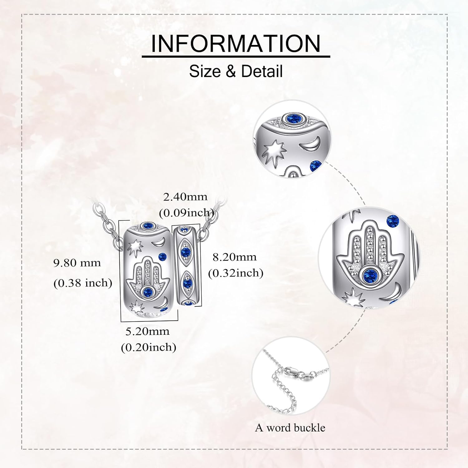 Cross Necklace Women Sterling Silver Mustard Seed/Crescent Moon/Dachshund/Stethoscope Gifts Cross Jewelry for Women - Image 3