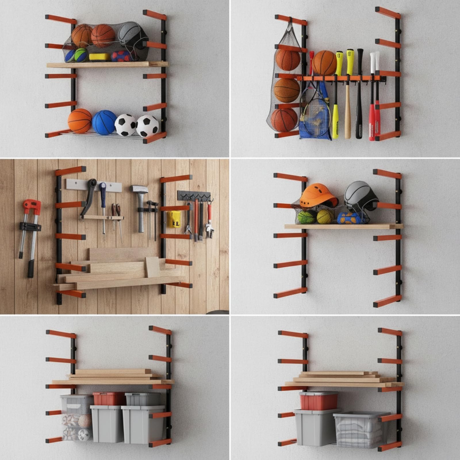Organizador Metálico Pared Industrial
