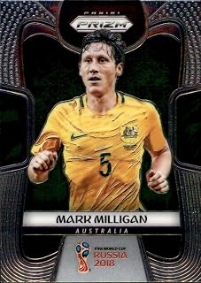 2018 Panini Prizm Soccer #273 Mark Milligan Australia World Cup Russia Futbol Card