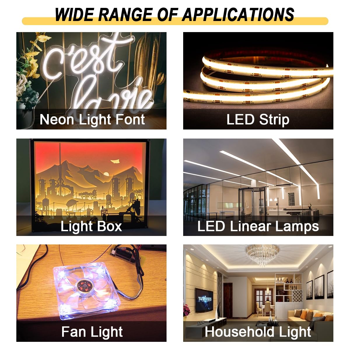 Commutateur variateur LED PWM 12 V-24 V CC 30 A, commutateur Marche/arrêt avec Gradation à fréquence réglable pour Bande LED Monochrome, boîtier en Fer galvanisé