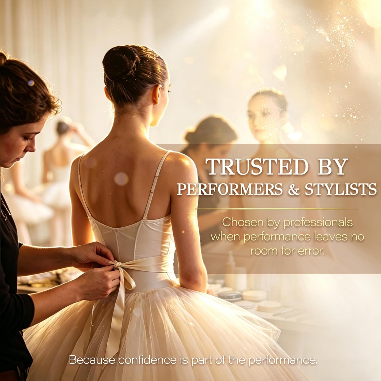 Roll-On Body Adhesive for Clothes & Skin - Professional Sweat-Resistant Fashion Glue, Fast Drying & Washable, Seamless Performance Hold for Dancers, Costumes, Socks, Leotards & Bras