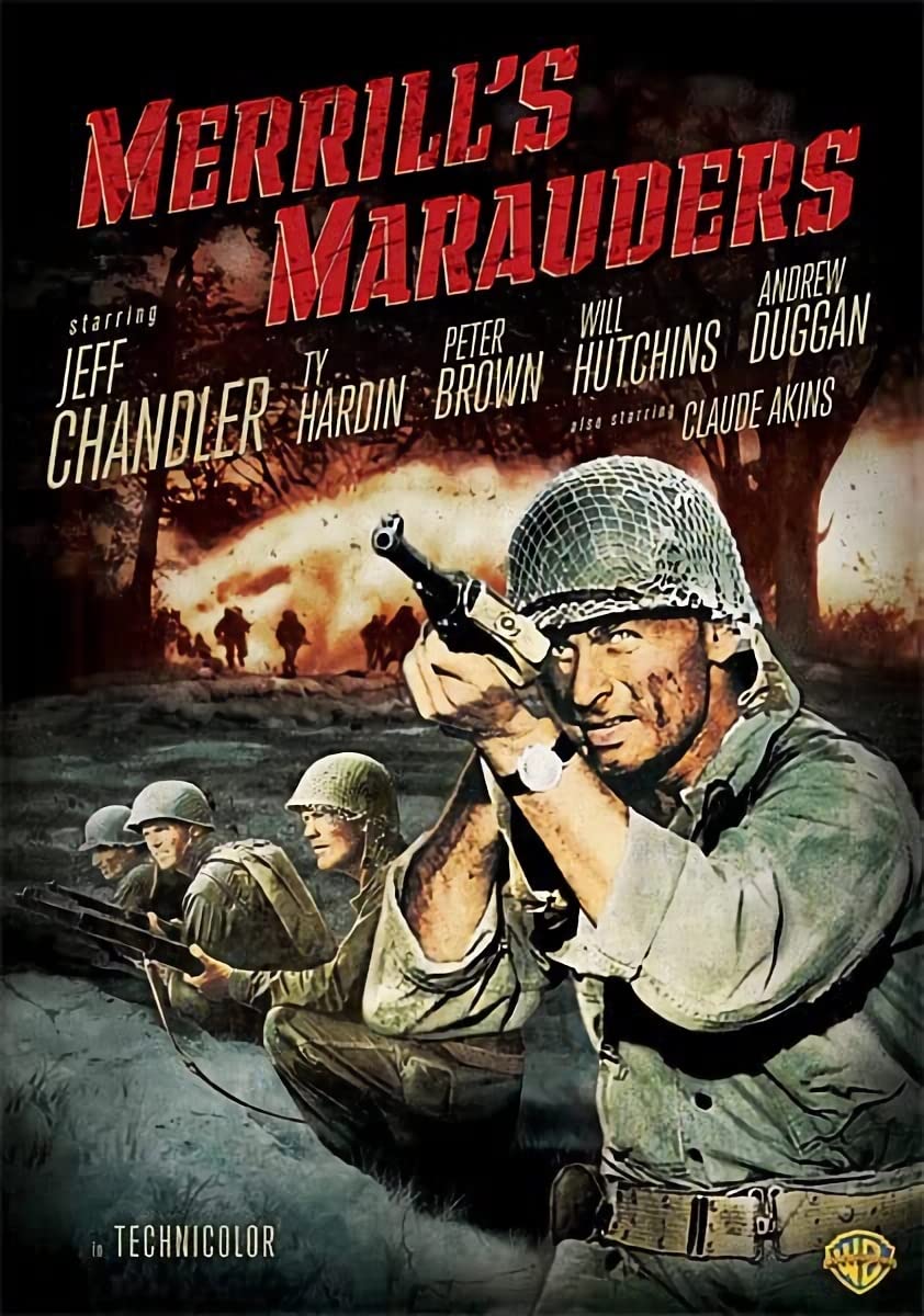 Merrill'S Marauders Película Bélica Histórica en DVD Americano para Coleccionistas
