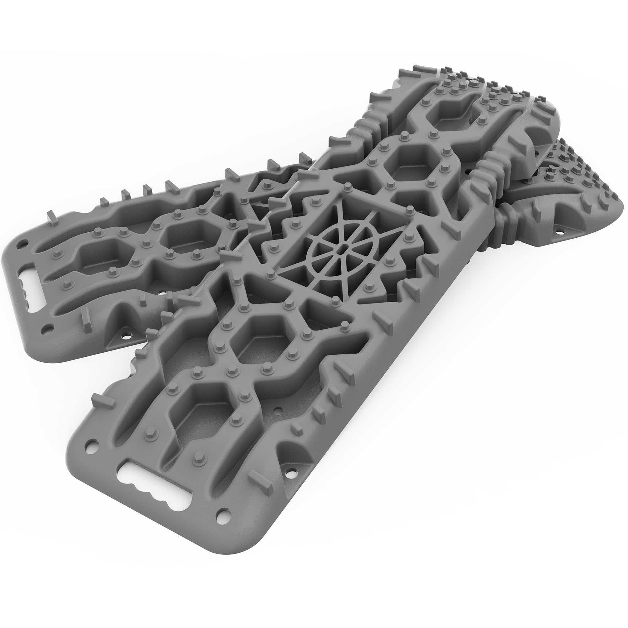 Photo 1 of ALL-TOP Traction Boards with Build-in Jack Base, 2PCS Recovery Boards for Overlanding (4th Gen, Gray)