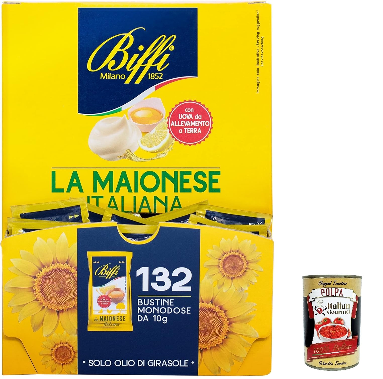 Italian Gourmet Mayonnaise italienne 3 x 132 sachets 10g (3,96kg)