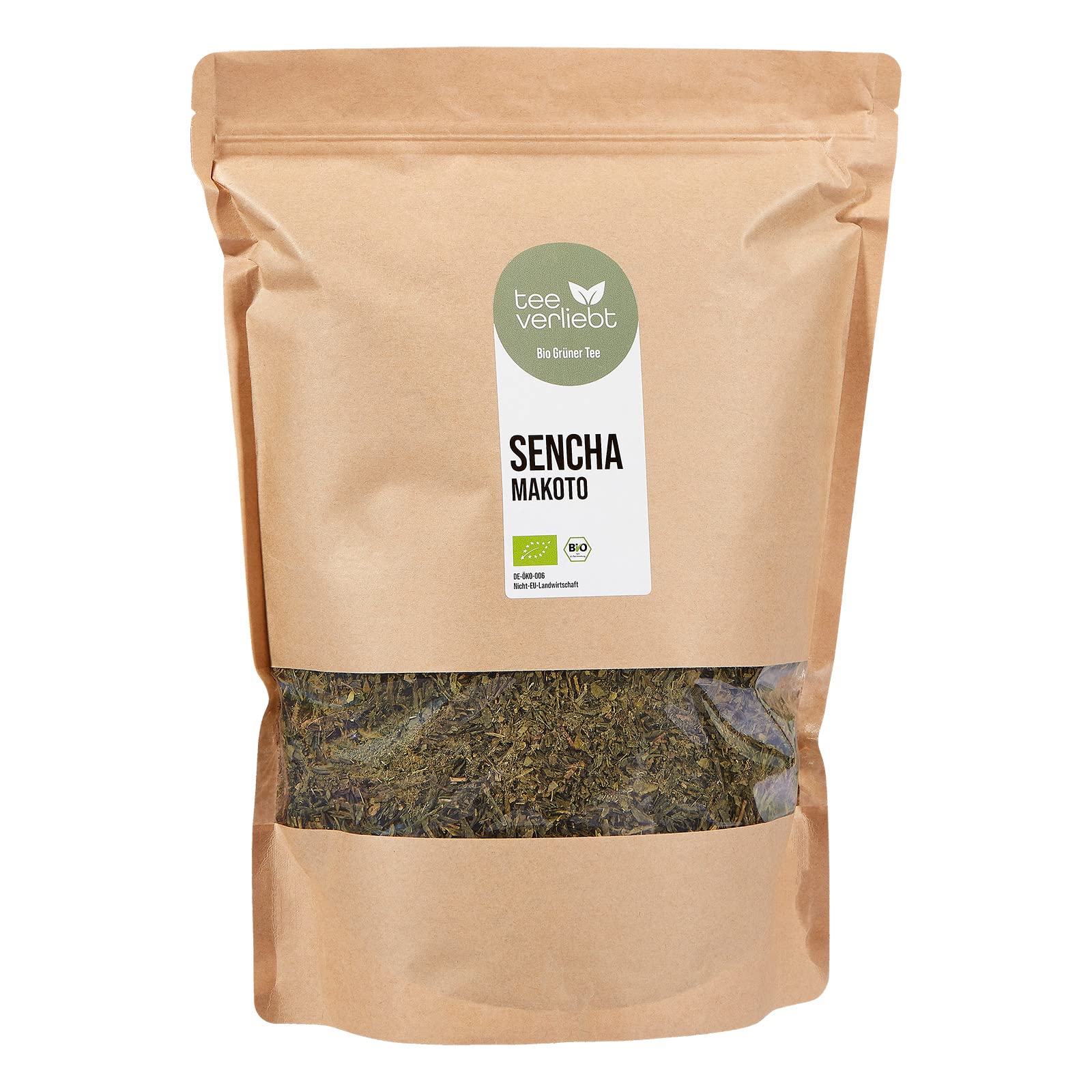 FRUTEG Zielona herbata Bio Sencha Makoto 1000 G z Chin ekologiczna luźna