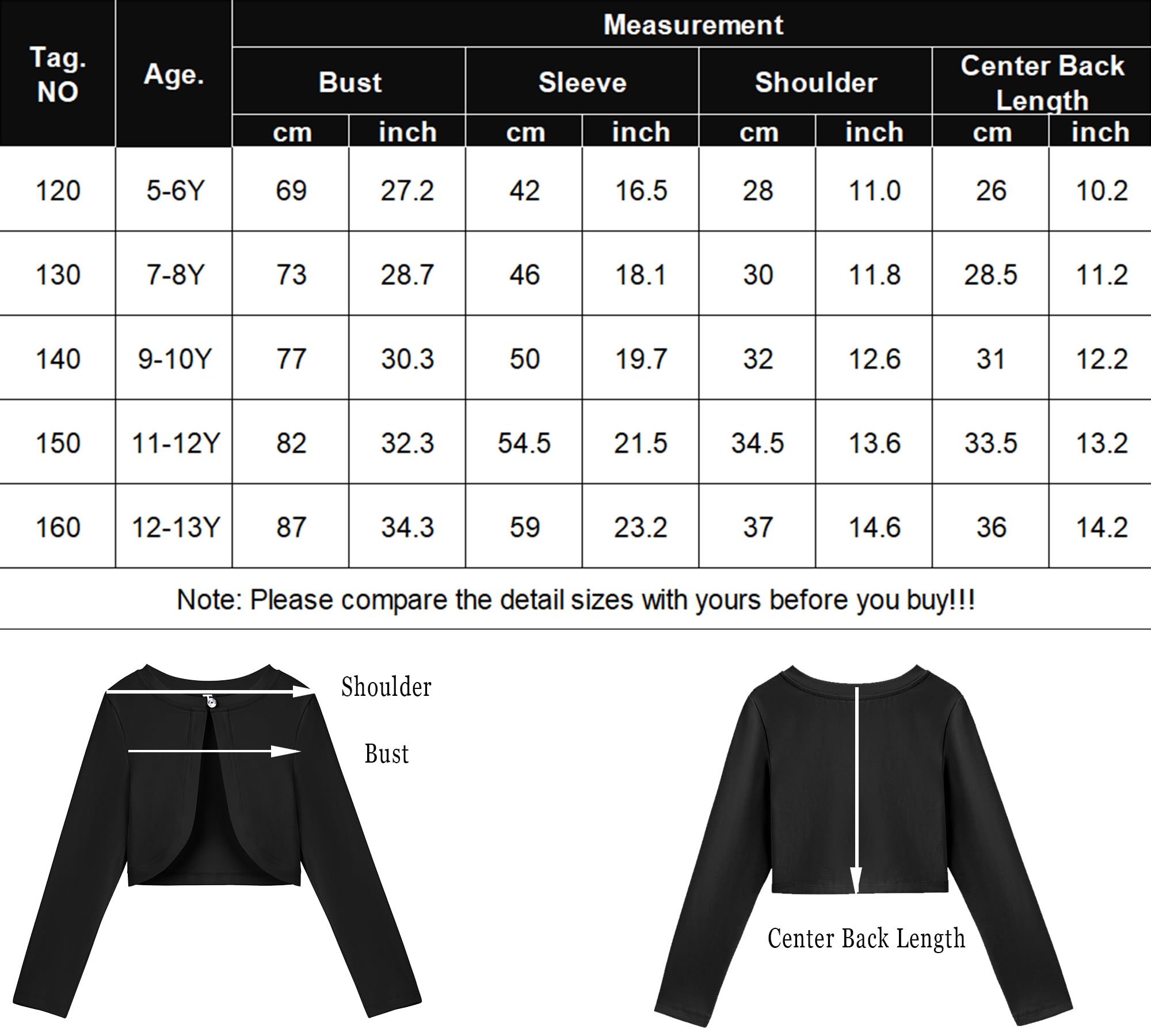 Arshiner Cárdigan para Niña Festivo Bolero de Algodón Chaqueta de Comunión con Botón de Diamante 5-13 años — view 6