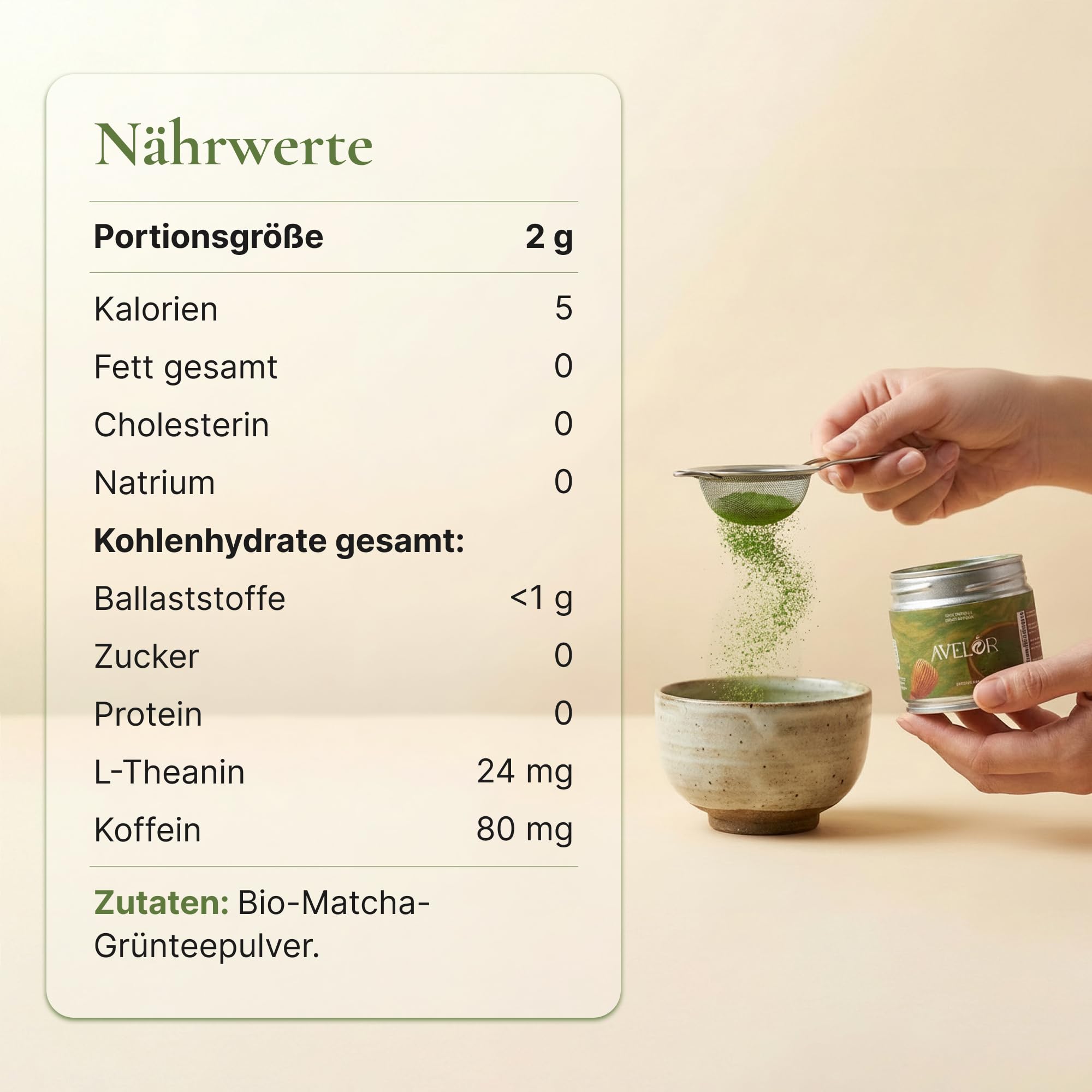 Avelor Sabi Matcha Tee Pulver (1kg) – Gastronomie-Großpackung – Authentic Ceremonial Grade – Laborgeprüft & pestizidfrei – Steinvermahlen für Baristas, Cafes & HoReCa
