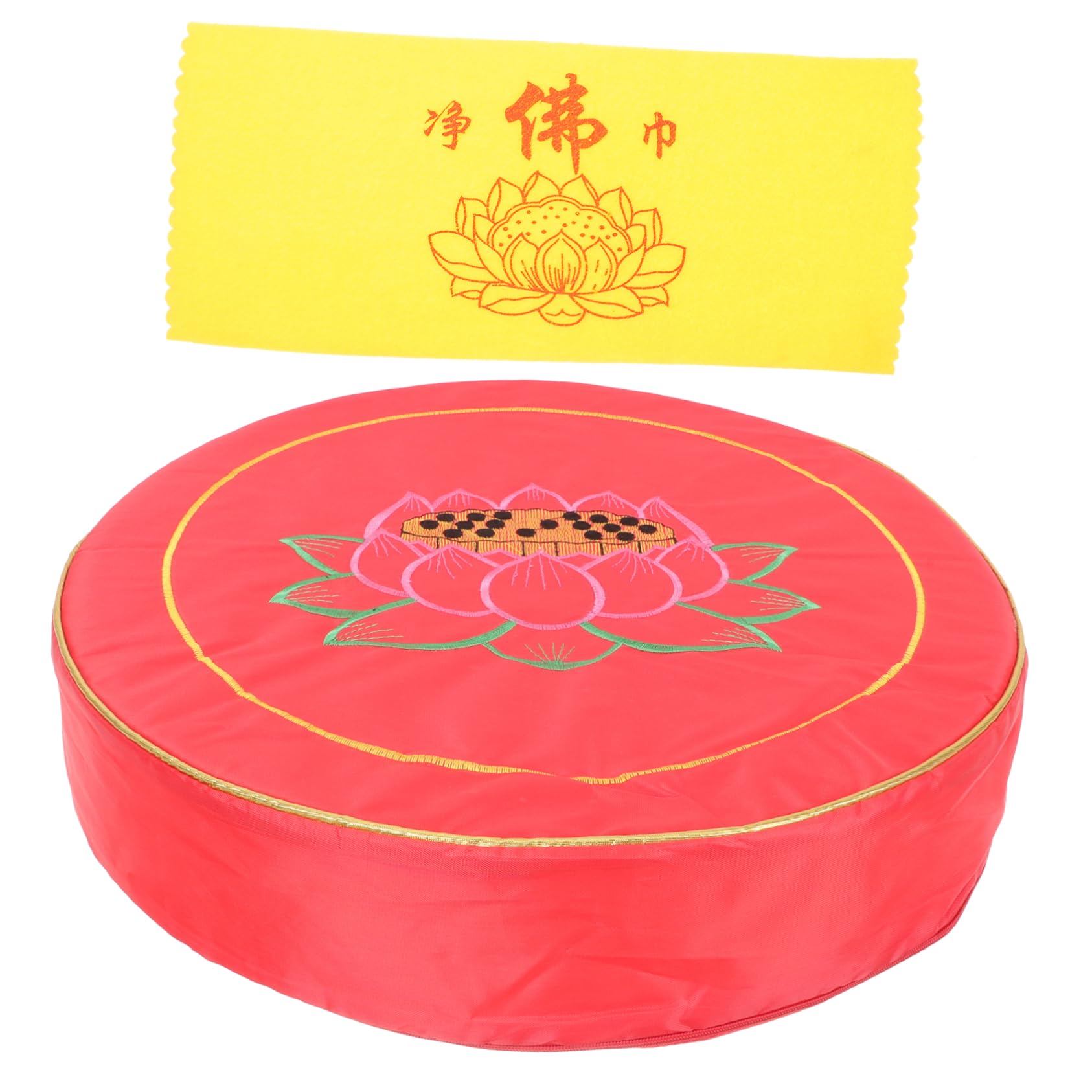 Levemolo 1Set Comfortable Decorative Meditation Mat Embroidered Cushion for Yoga and Kneeling and Stylish Thick Pad for Home Meditation and Relaxation