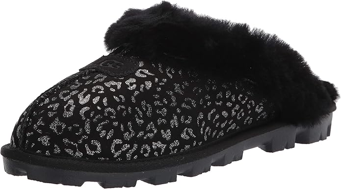 White leopard ugg slippers Clearance