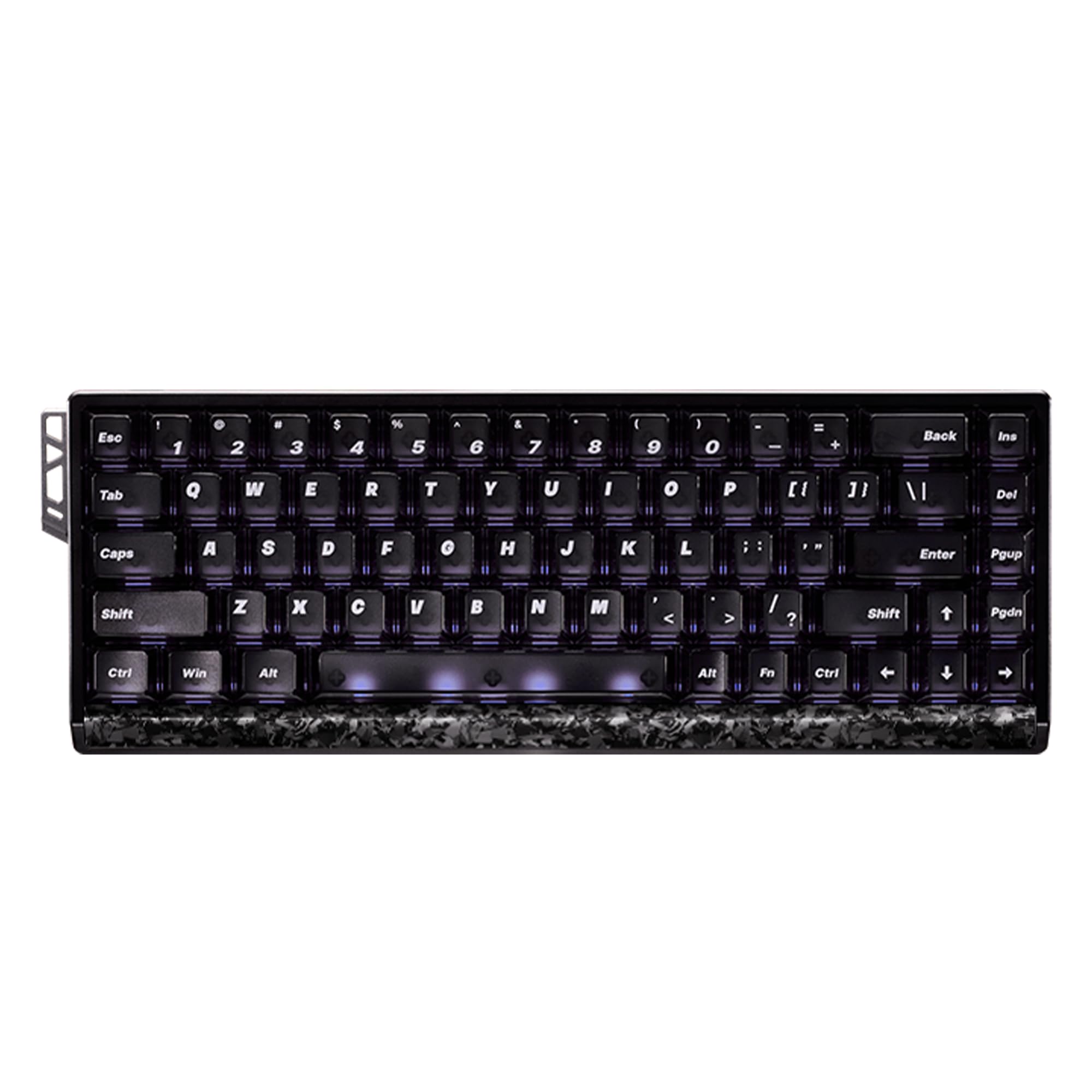 ATK Tastiera da gioco 68 RX effetto Hall, 65% 68 tasti Esports Meccanica, Attuazione magnetica regolabile 0,005-3,3 mm in passi da 0,001 mm, montaggio su vassoio con piastra in alluminio - Black