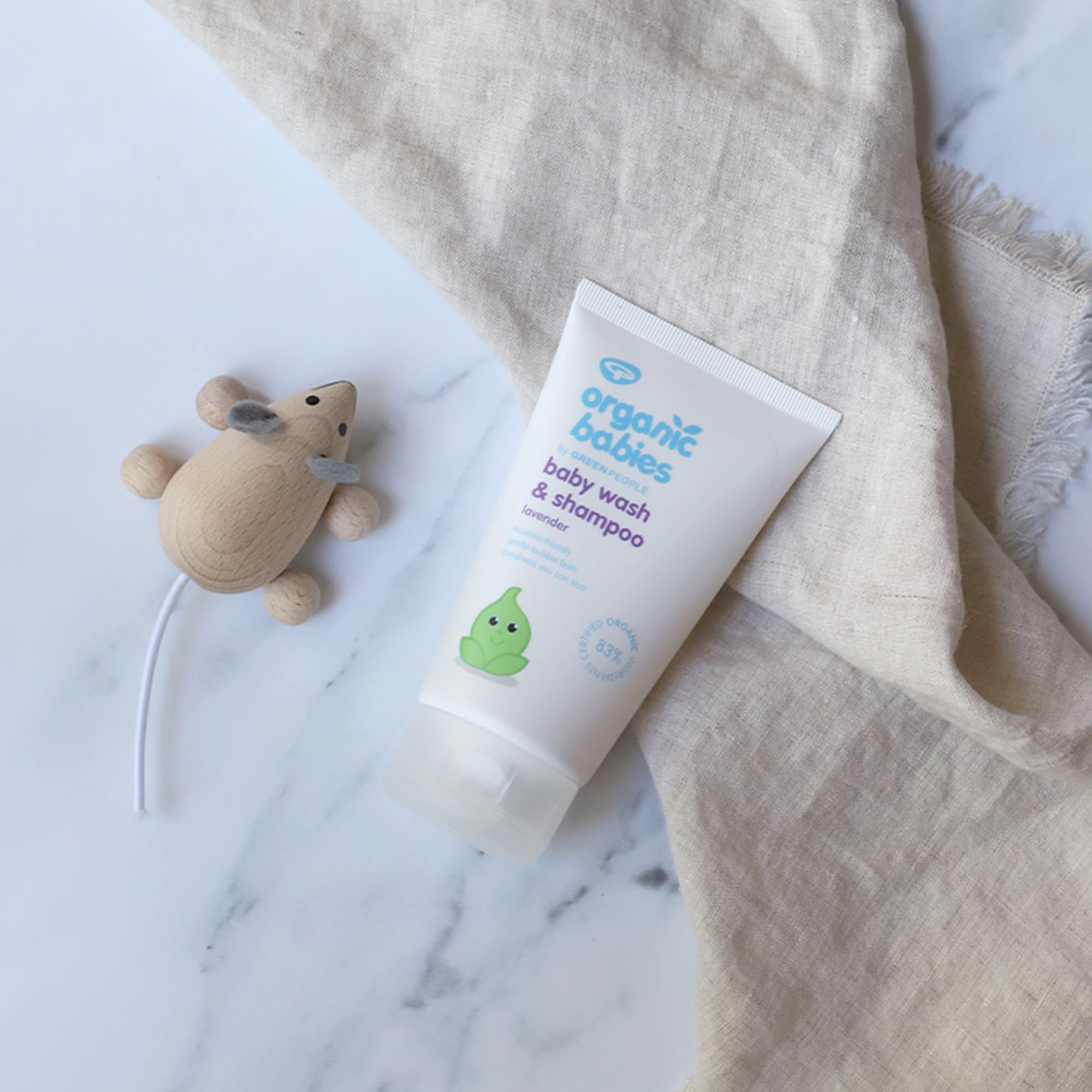 Gpgp Greenpeople Organic Babies Lavender Szampon, Przezroczysty, 150 ml