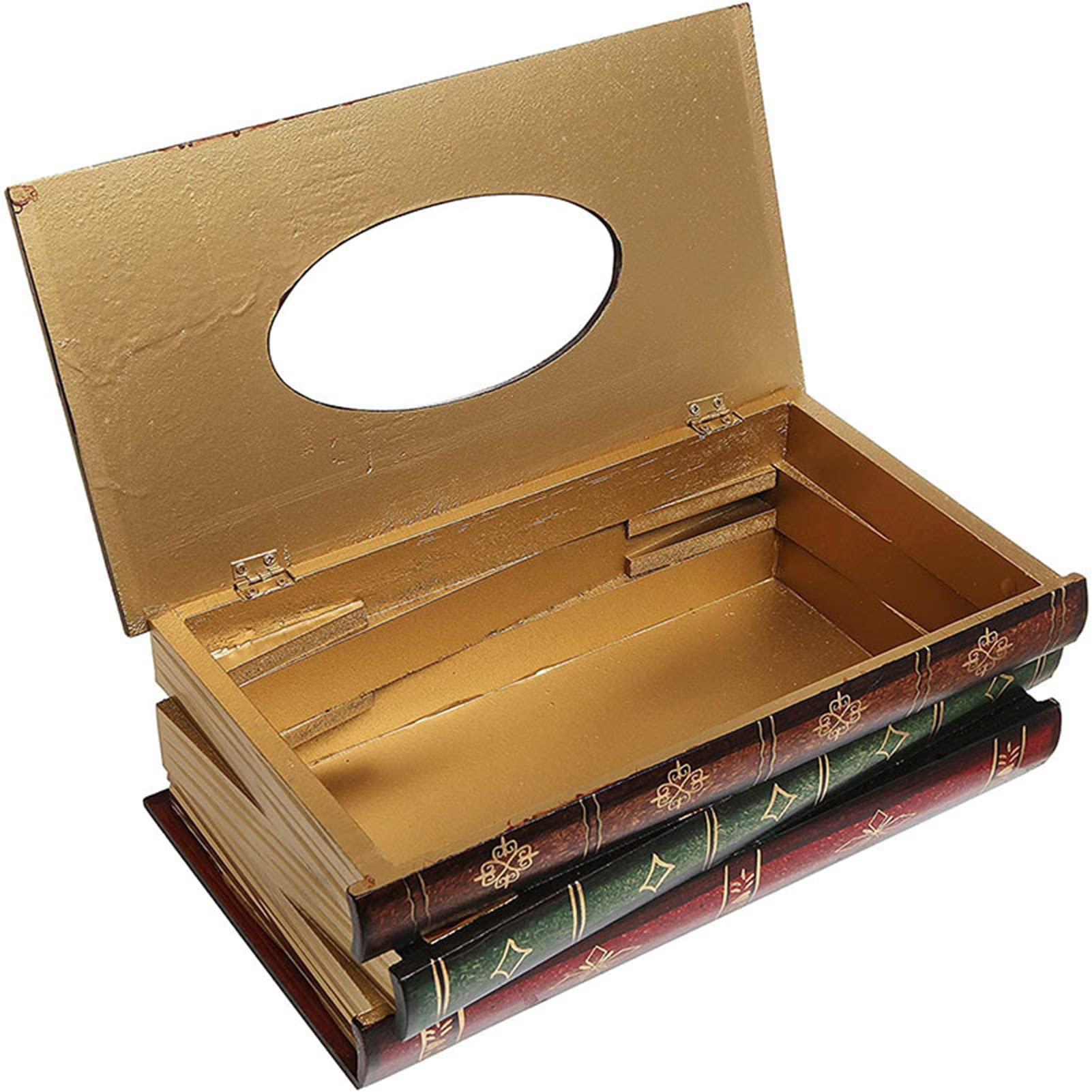 Tissuebox Vintage Tissue Doos Milieuvriendelijke Grote Capaciteit Rotan Rechthoekige Facial Tissue Houder Stevige Tissue Servet Dispenser Tissue Box