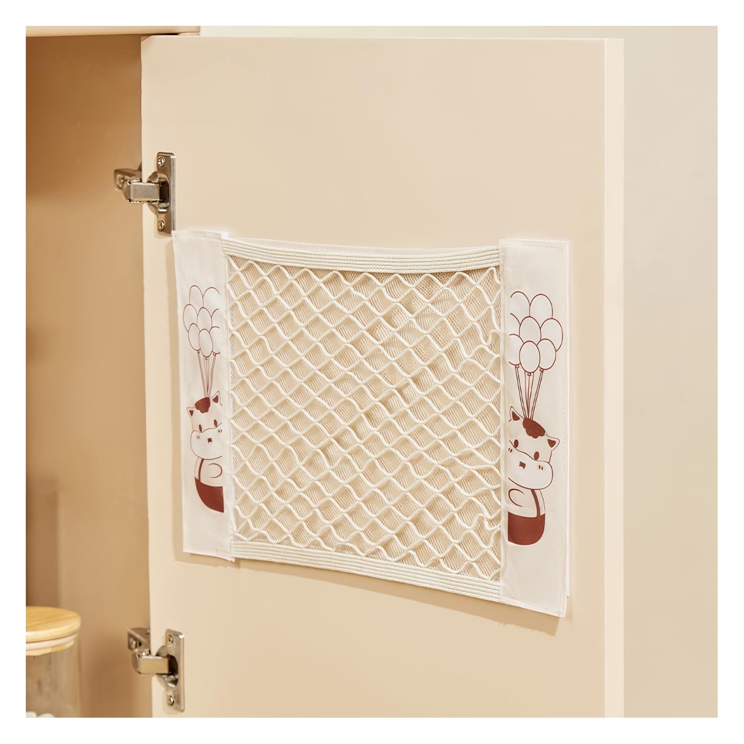 2024 Kitchen Storage Bag Organizer - Large Capacity Plastic Trash Bags Holder, Wall Mounted Mesh Storage Net Grocery Bag Organizer Dispenser for