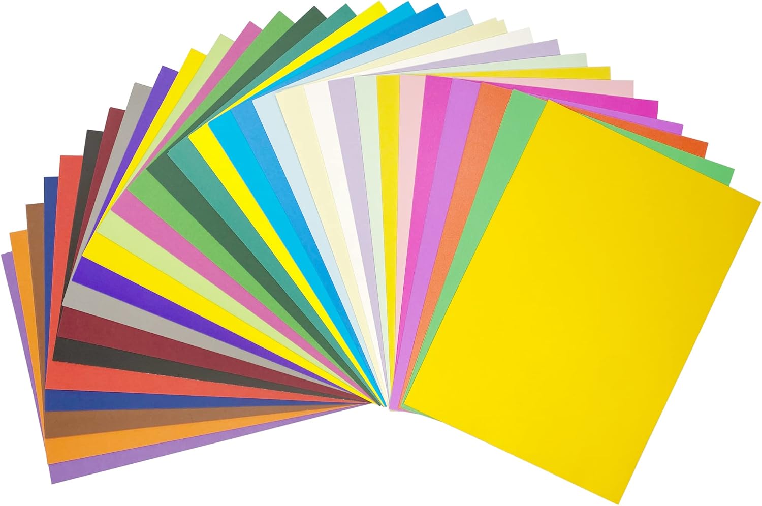 A4 Coloured Paper Cards 30 Assorted Colours 90 Sheets Pack 230gm, for