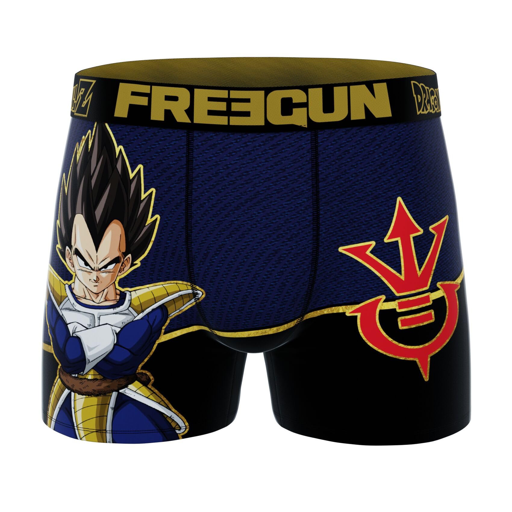 FREEGUN Boxer Enfant Dragon Ball Z, Caleçon Garçon Goku, Vegeta et Picolo (Lot de 3)