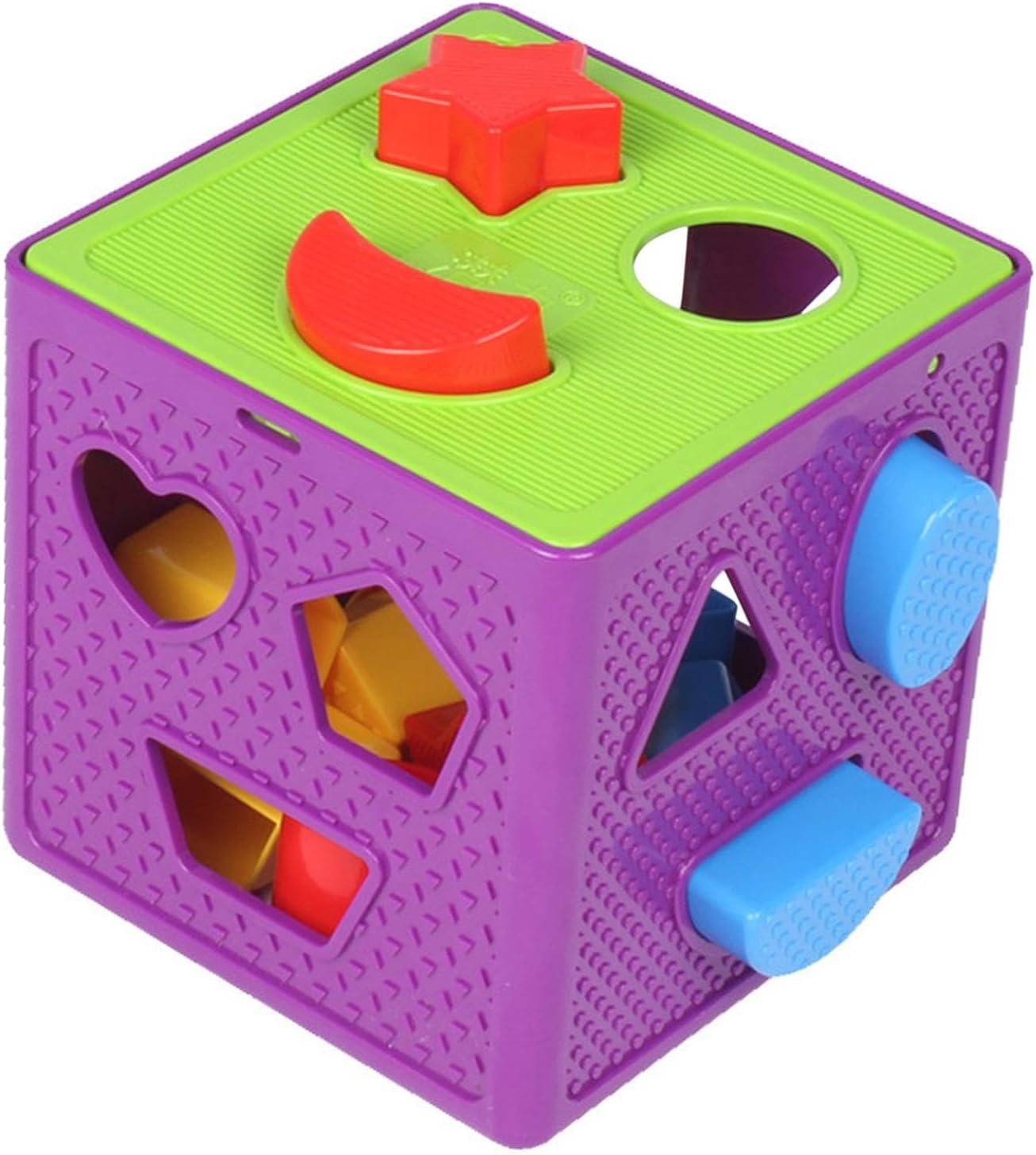 Interactive Kids Activity Toy Geometric Shape Sorting Cube Delivers Hours Of Engaging Play While Helping Children Learn Important Skills Geometric Shape Blocks And Sorter Box Interactive