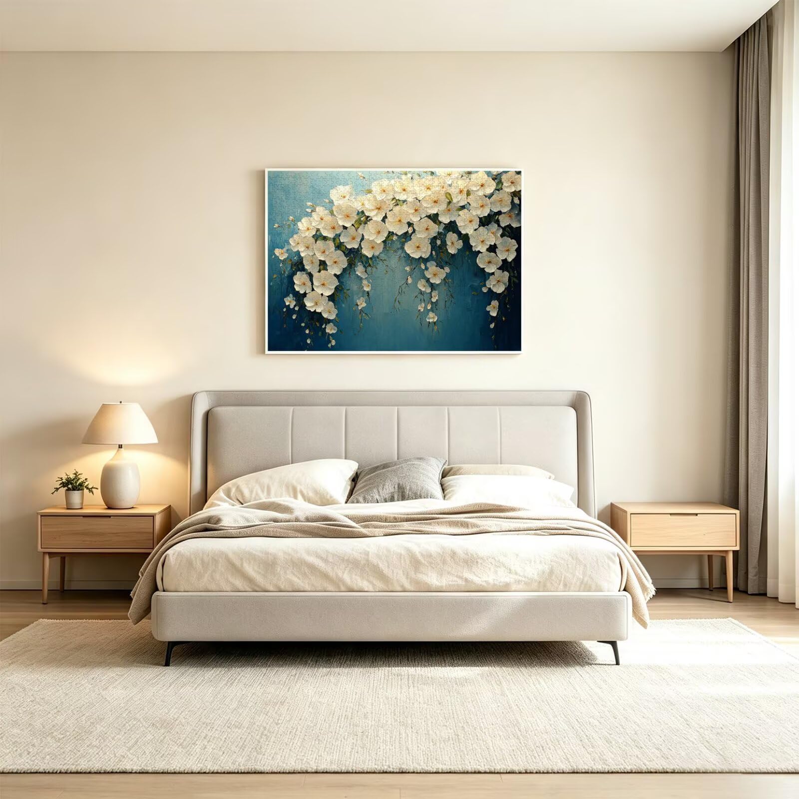Puzzle 3000 Teile Blume, Holzpuzzle 122x81cm Abstrakt, n-254