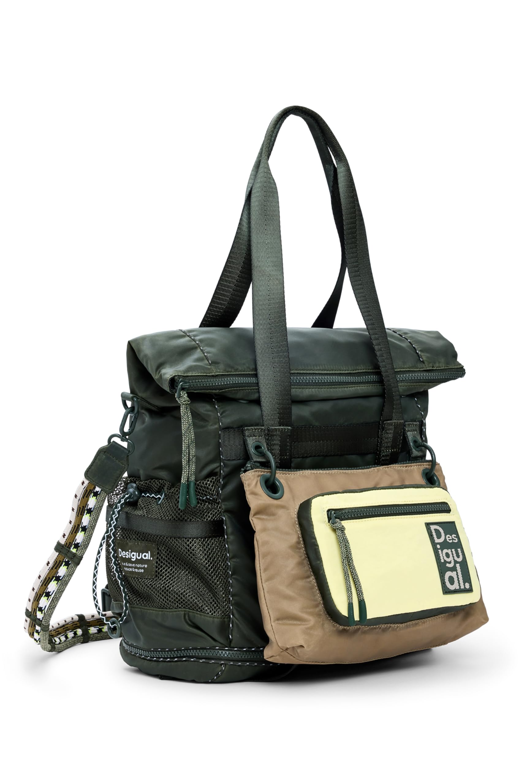 Desigual Neo Grunge Voyager K, Zaino da donna, medio