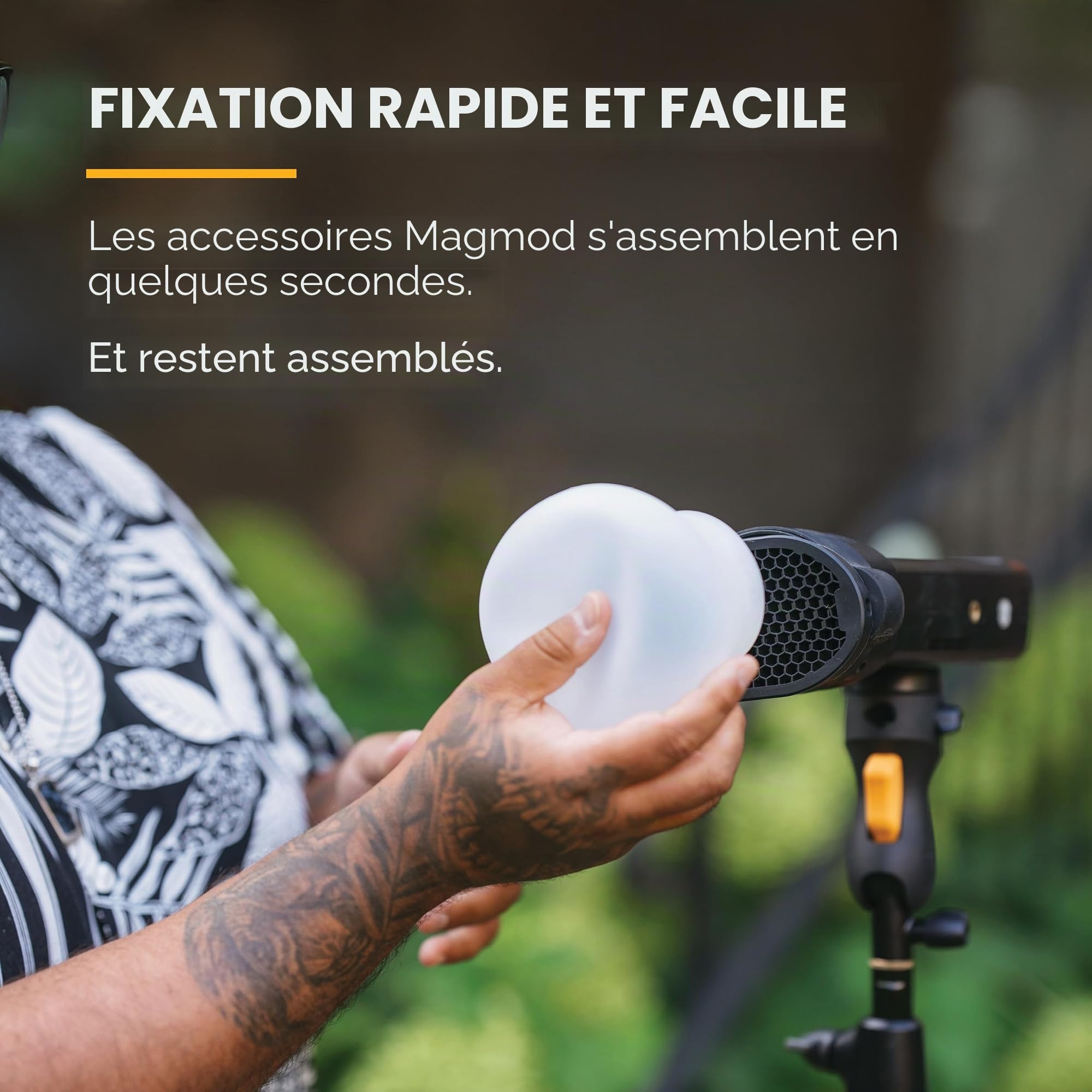 MagMod Kit de démarrage Flash 2,Modificateurs de Flash d'éclairage Photographique,Accessoires diffuseurs de lumière magnétiques, MagGrid 2,Contrôle de la lumière supérieur