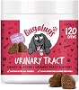 Bugalugs Urinary Tract Dog Chews helps stop dogs urinating in house & dog incontinence. supports UTI, Bladder & Kidney with Cranberry, D-Mannose & Marshmallow root. Grain free dog treats -120 chews