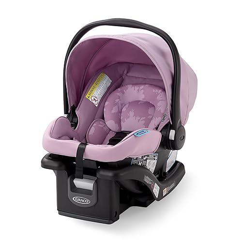 Graco SnugRide Lite LX - Asiento de automóvil para bebé, asiento trasero ligero para bebés de 4 a 30 libras, base ajustable de 4 posiciones,