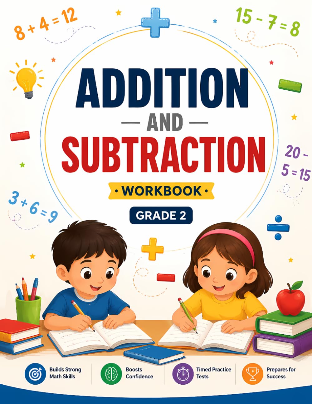 Addition and Subtraction Workbook: Fun and Effective Practice for Grade 2 Students