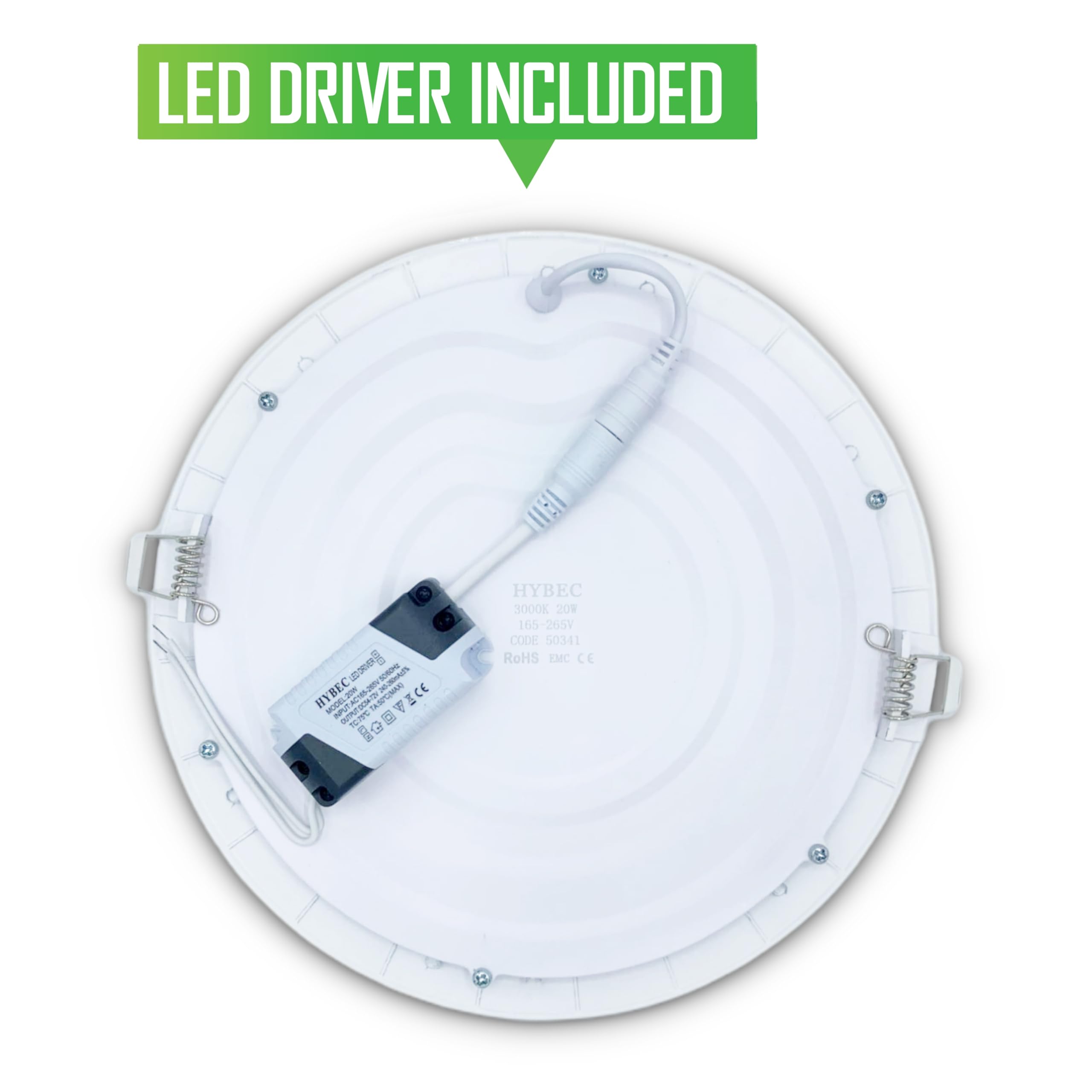 Spot LED Encastrable 20W Extra Plat Blanc Froid 6000K Pack 10