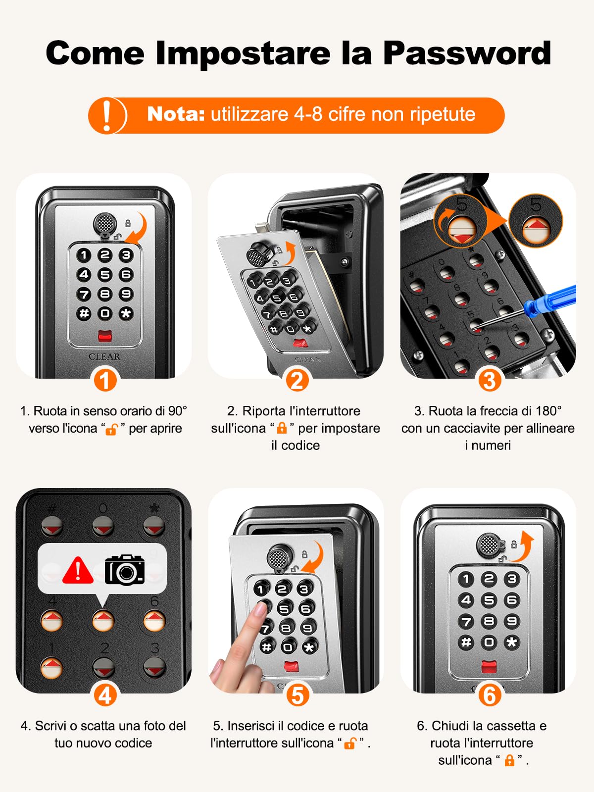 ISEYOU Key Box, Cassetta Chiavi con Codice Ripristinabile Muro, Locker Chiavi Combinazione a 12 Cifre da Esterno, Grande Capacità & Resistente alle Intemperie per Casa, Ufficio, Garage, Appartamento
