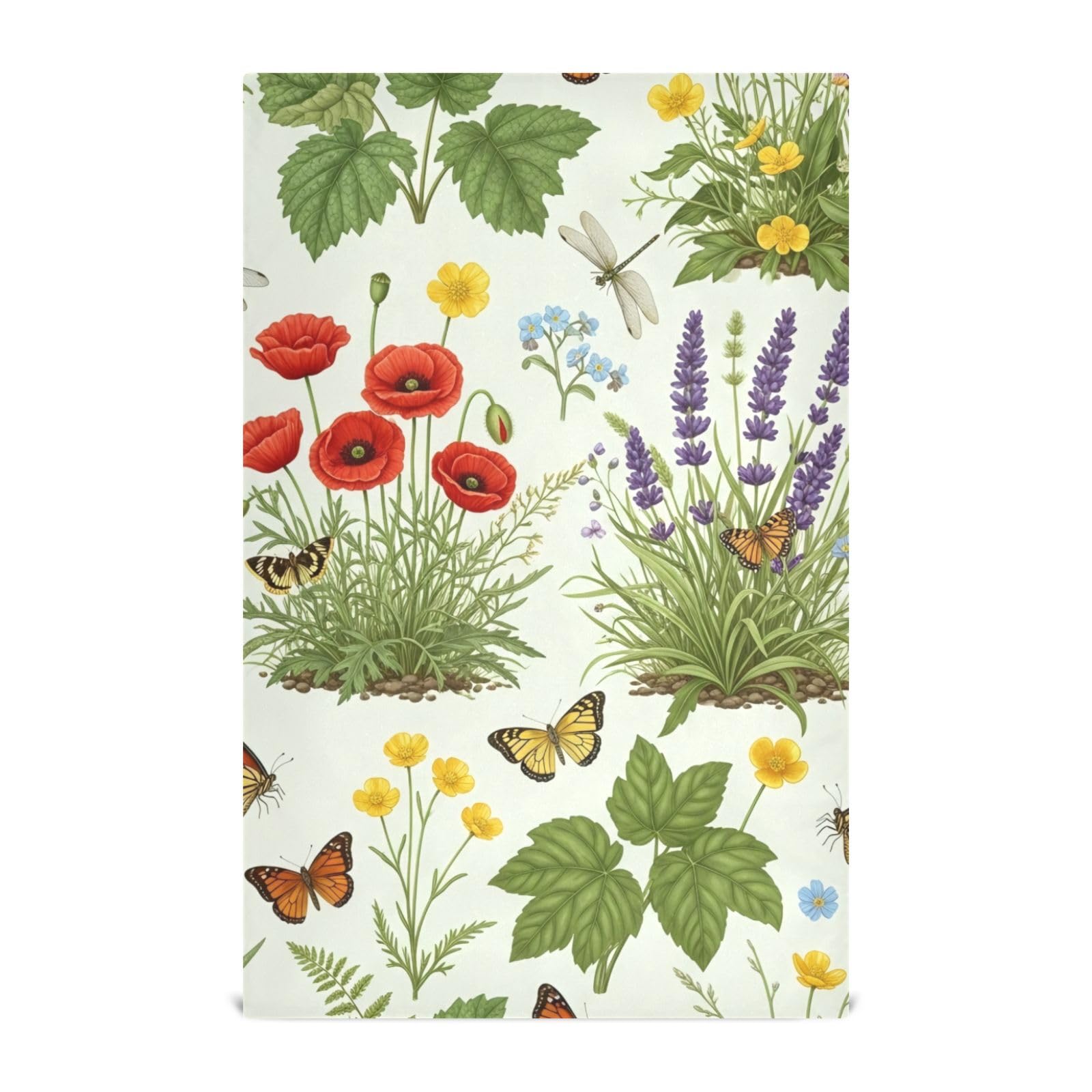Chiffons à vaisselle botaniques absorbants GAIREG pour sécher les verres et décorer la table