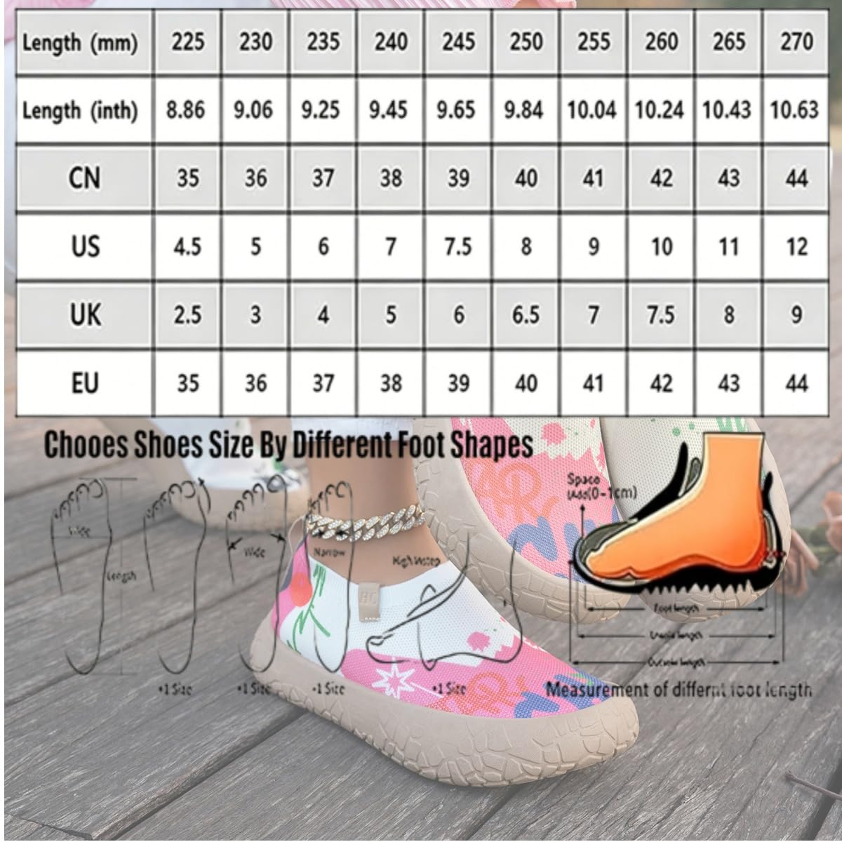Mocasines de punto pintados con arte para mujer, zapatos casuales para caminar