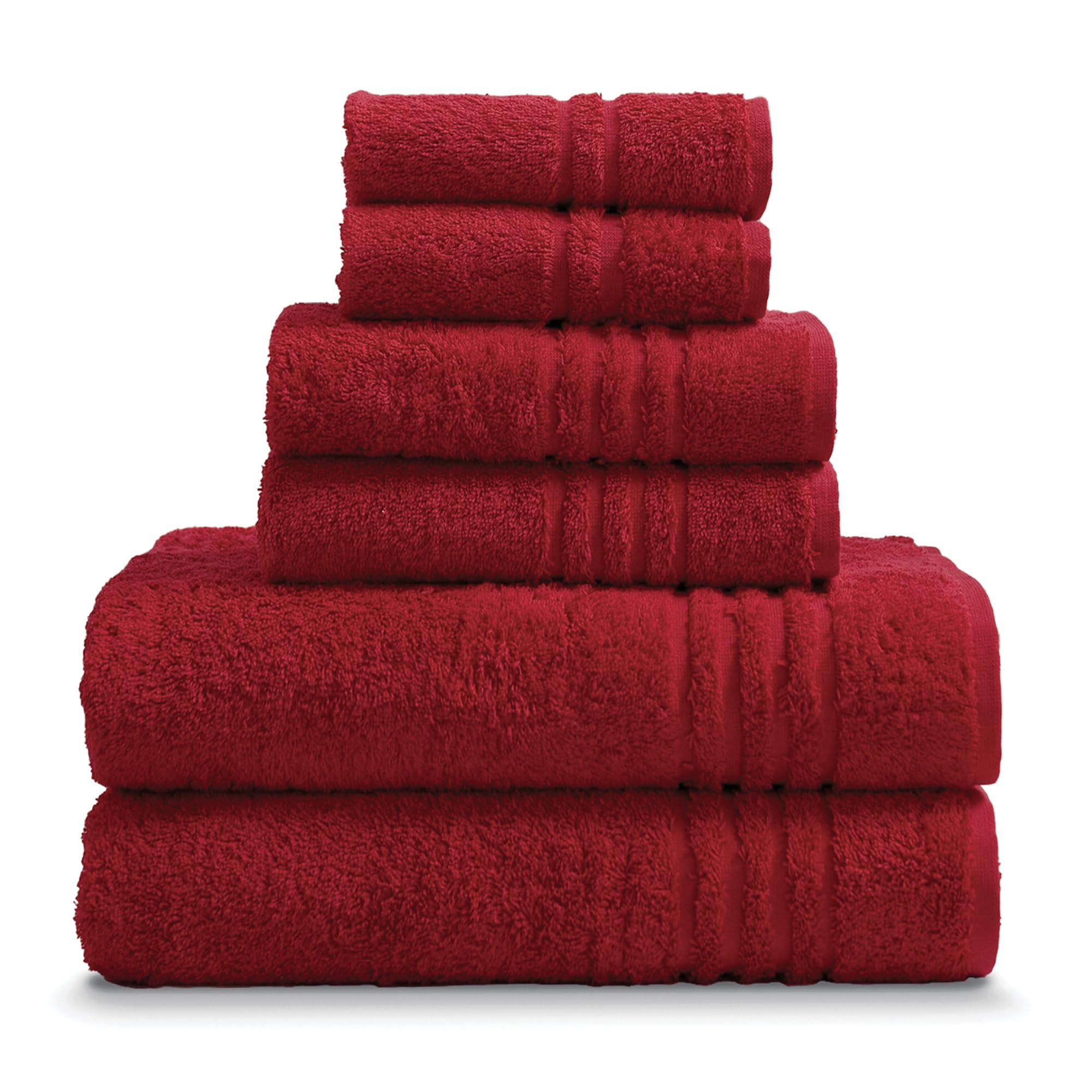 Ella Jayne Luxury Bath Towels Set – 100% Absorbent Cotton - Ultra Plush Towels for Bathroom – Soft, Thick & Quick-Dry Bath Towels for Hands, Face &