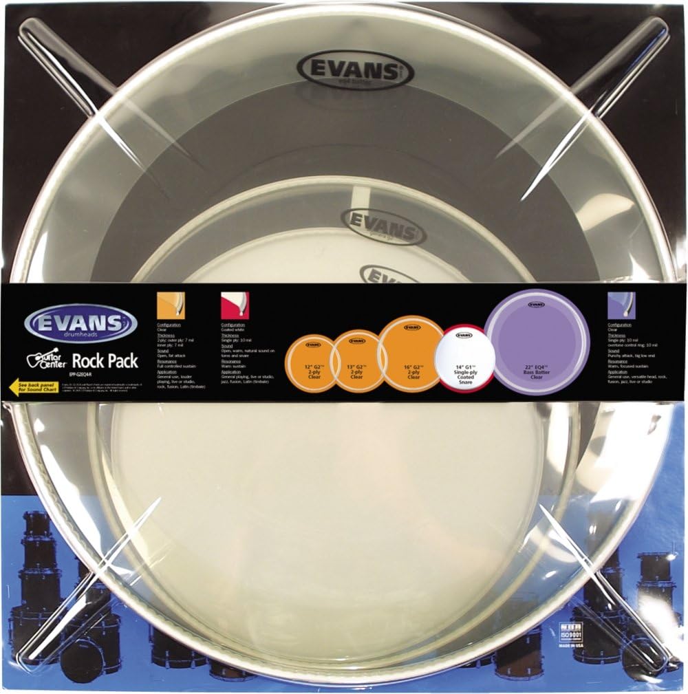 Evans G2 Drum Head Pack Standard Musical Instruments