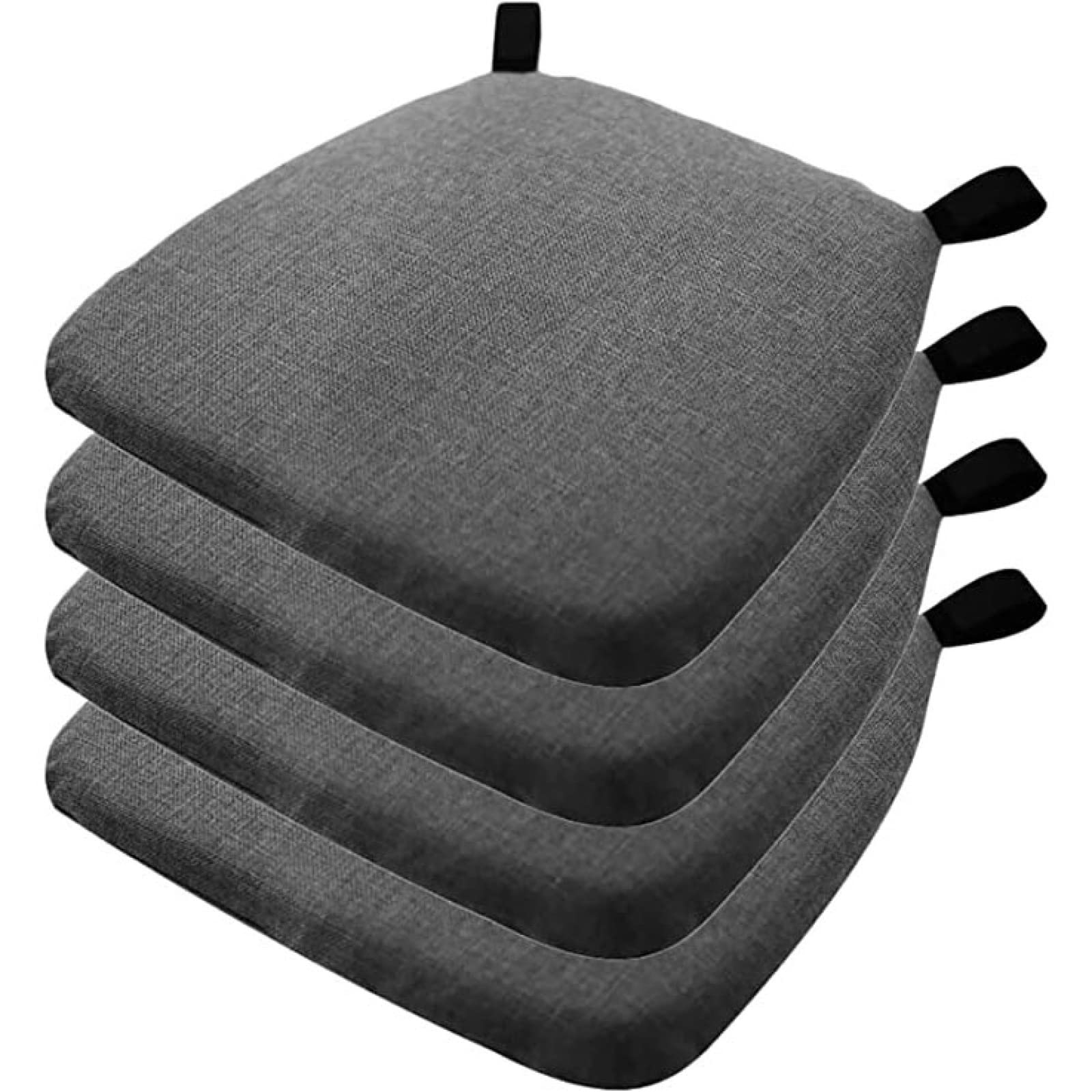Coussin de chaise de cuisine lot de 4 galettes de siège antidérapantes